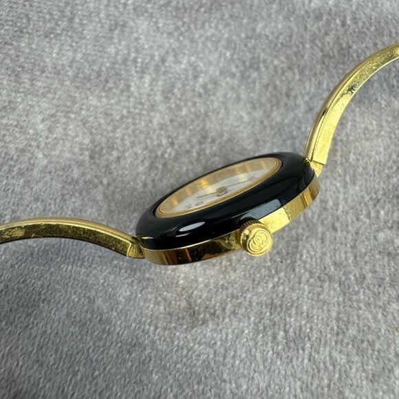 Gucci 1100 L Gold Quartz Watch Interchangeable Bezels Vintage - Picture 6 of 15